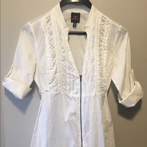2B Bebe White Blouse